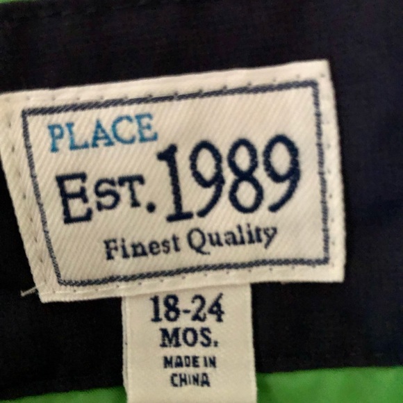 Place Est 1989 18-24 Mo Hooded Thermolite Jacket - Picture 3 of 5